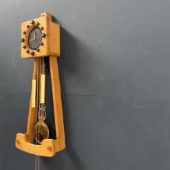 Pamono Vintage Clock by Guillerme Et Chambron for Votre Maison, 1970s><noscript><img width=