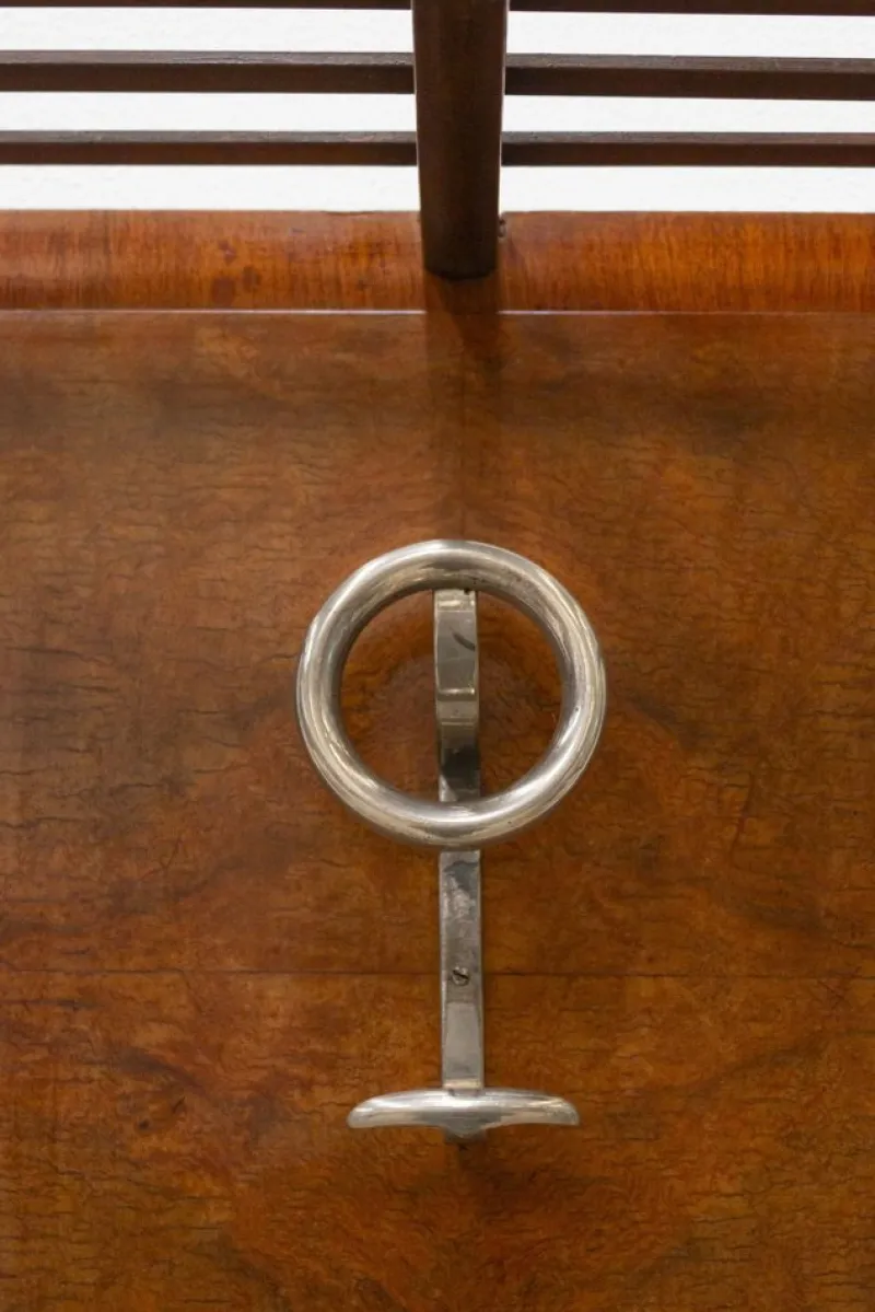 Pamono Vintage Coat Hanger Panel with Hat Rack, 1940s> Racks, Hooks & Valets