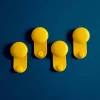 Pamono Vintage Coat Hooks by Carlo Bartoli for Con&Con, 1970s, Set of 4> Racks, Hooks & Valets