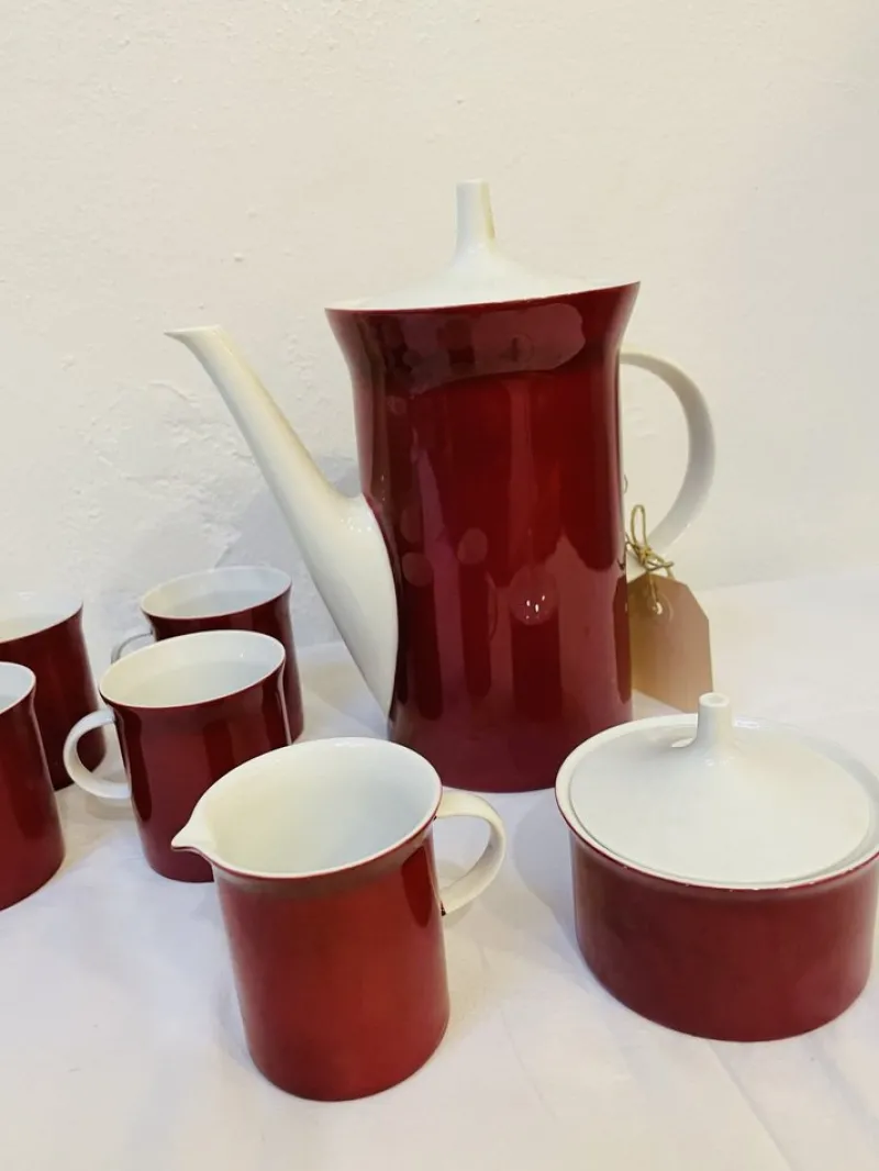 Pamono Vintage Coffee Service by Theo Baumann for Rosenthal, 1960s, Set of 21