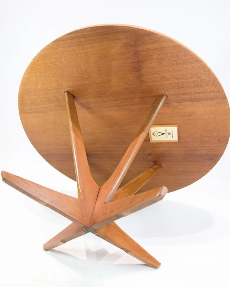 New Pamono Vintage Coffee Table in Teak by Holger Georg Jensen for Kubus, 1960s