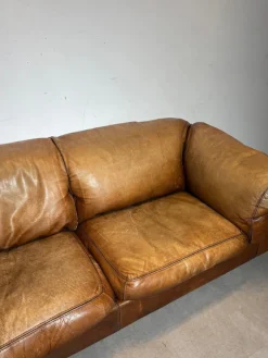Pamono Vintage Cognac Leather Sofa><noscript><img width=