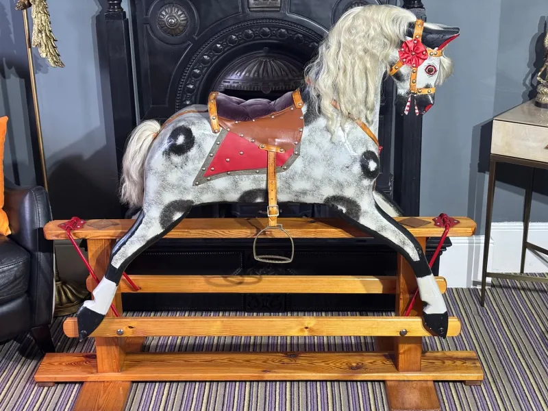 Pamono Vintage Collinson Rocking Horse, 1960s> Children's Chairs