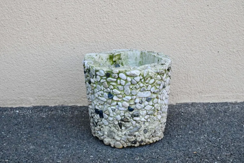 Outlet Pamono Vintage Concrete Flower Pot