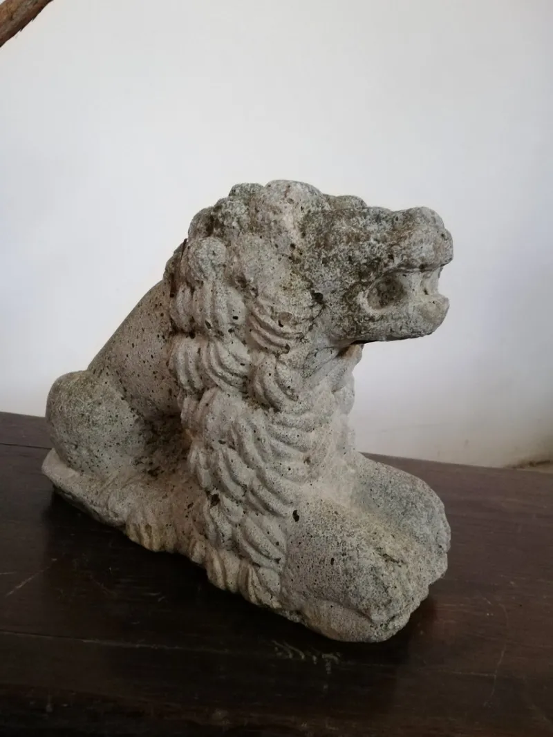 Pamono Vintage Concrete Lion Garden Statue> Garden Accessories