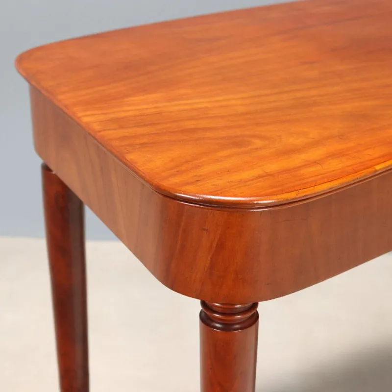 Discount Pamono Vintage Console in Mahogany Veneer and Brass, Italy, 1950s