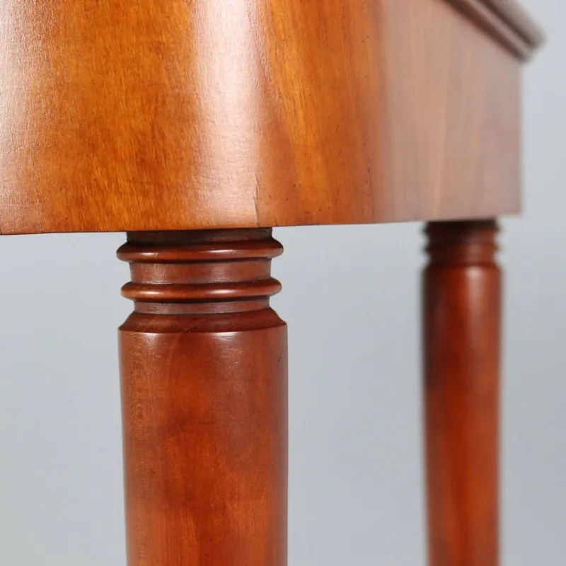 Discount Pamono Vintage Console in Mahogany Veneer and Brass, Italy, 1950s