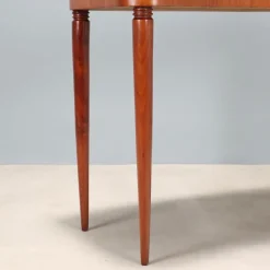 Discount Pamono Vintage Console in Mahogany Veneer and Brass, Italy, 1950s