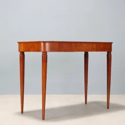 Discount Pamono Vintage Console in Mahogany Veneer and Brass, Italy, 1950s