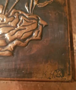 Online Pamono Vintage Copper Decorative Wall Panel, 1960s