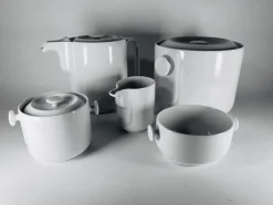 Pamono Vintage Coquet Porcelain, 1970s, Set of 5> Dinnerware Accessories