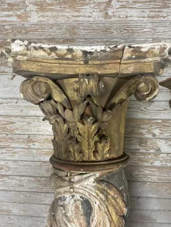 Pamono Vintage Corinthian Pillars with Capitals, Set of 2><noscript><img width=