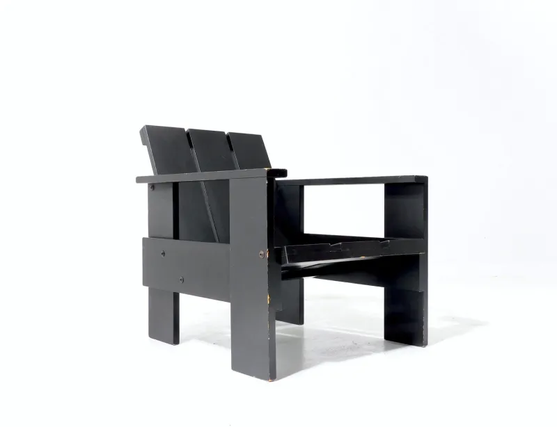 Outlet Pamono Vintage Crate Children's Chair by Gerrit Rietveld for Rietveld, 2005