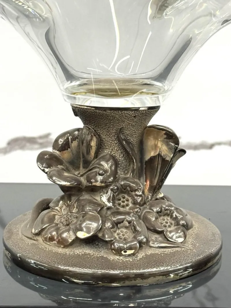 Hot Pamono Vintage Crystal Centerpiece by Studio Ottaviani, 1970s