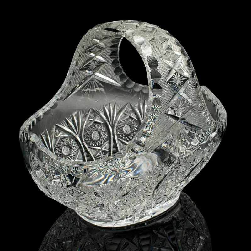 Pamono Vintage Crystal Fruit Trug, 1950s> Bowls