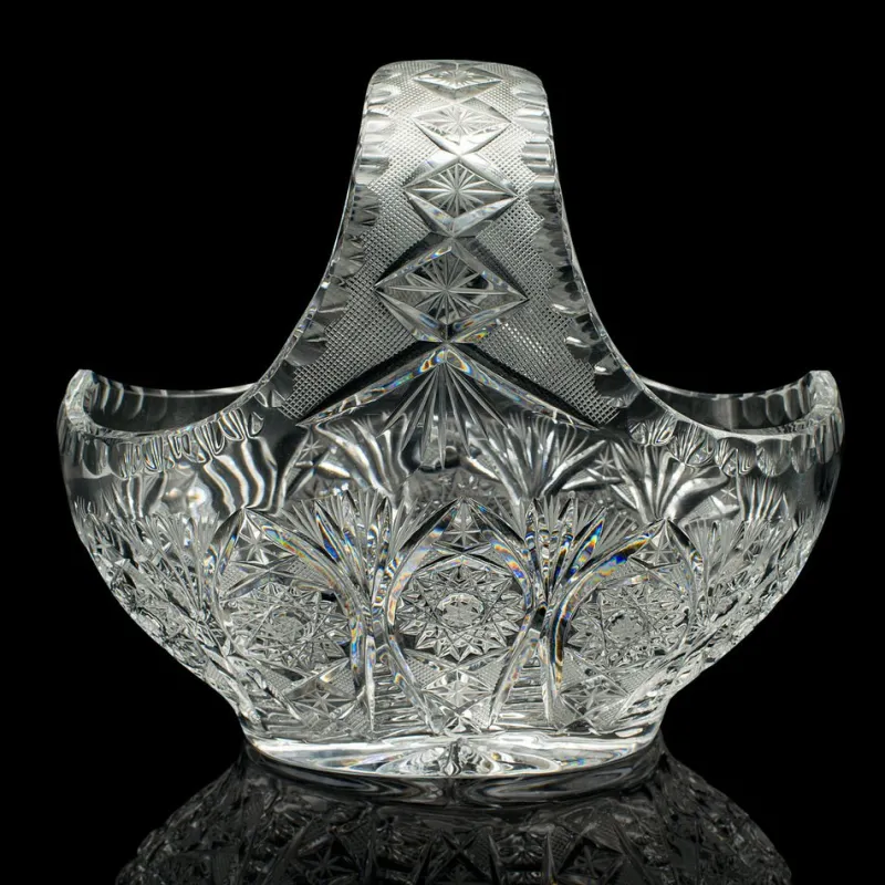 Pamono Vintage Crystal Fruit Trug, 1950s> Bowls