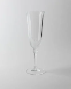 Pamono Vintage Crystal Glass Champagne Glasses by J.G. Durand, 1970s, Set of 6><noscript><img width=