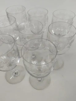Outlet Pamono Vintage Crystal Glasses from Baccarat, 1920, Set of 8