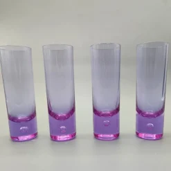Hot Pamono Vintage Crystal Set with Ice Bucket and 4 Glasses from VB Kristall, 1970s, Set of 5