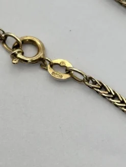 Pamono Vintage 9ct 375 Yellow Gold Ancient Greek Phaistos Disc Necklace><noscript><img width=