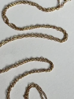 Outlet Pamono Vintage 9ct Gold Cubic Zirconia Pendant Necklace