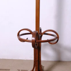 Pamono Vintage Curved Beech Coat Stand, 1970s> Racks, Hooks & Valets