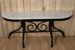 Clearance Pamono Vintage Curved Wooden Console Table, 1960