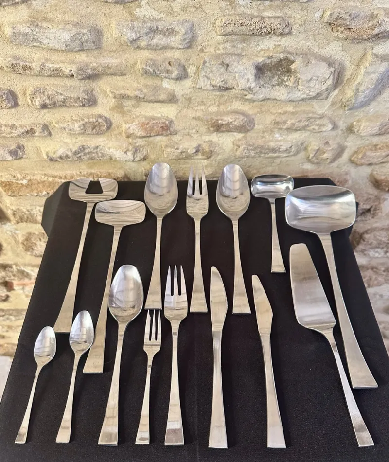 New Pamono Vintage Cutlery Set by Guy Degrenne, 1970s