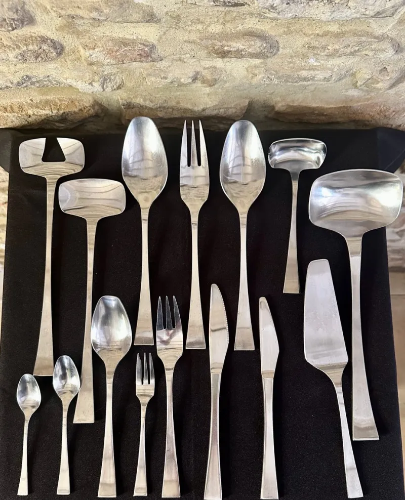 New Pamono Vintage Cutlery Set by Guy Degrenne, 1970s