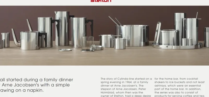 Sale Pamono Vintage Cylinda-Line Coffee and Tea Set by Arne Jacobsen for Stelton, Set of 4