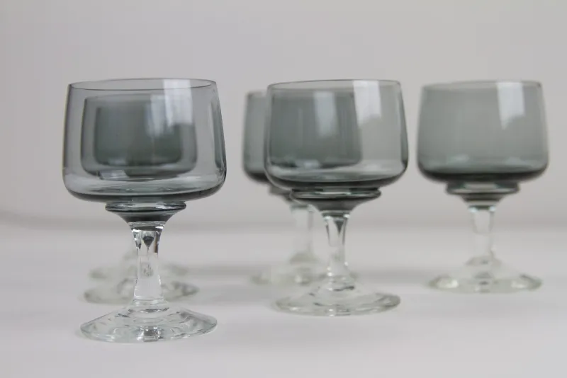 Online Pamono Vintage Danish Atlantic Port Glasses by Per Lütken for Holmegaard, 1960s, Set of 6