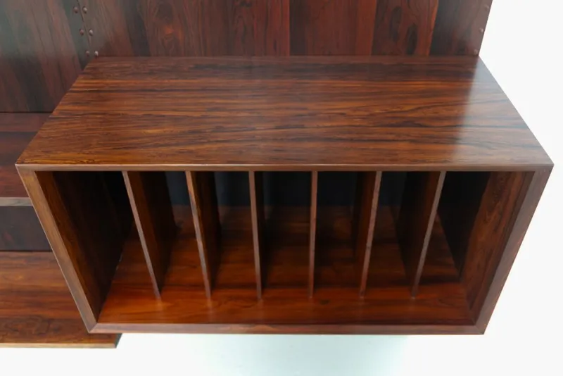 Pamono Vintage Danish 3-Bay Rosewood Modular Wall Unit by Poul Cadovius for Cado, 1960s> Shelves & Wall Units
