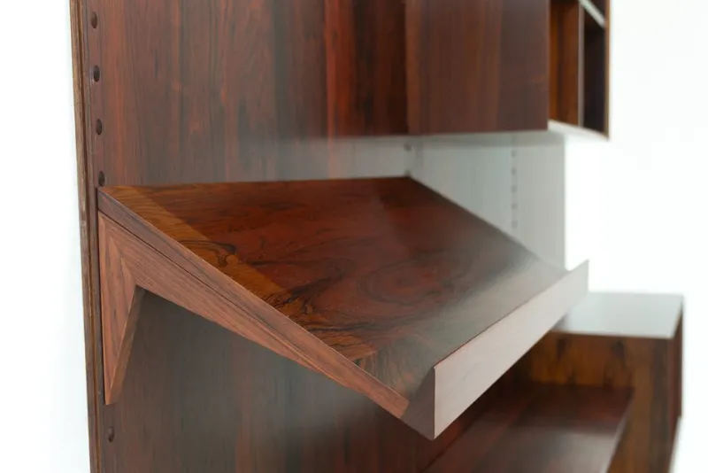 Pamono Vintage Danish 3-Bay Rosewood Modular Wall Unit by Poul Cadovius for Cado, 1960s> Shelves & Wall Units