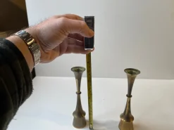 Clearance Pamono Vintage Danish Candleholders in Brass by Jens Harald Quistgaard, 1960s, Set of 2