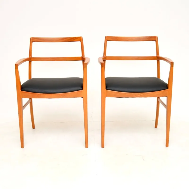 Hot Pamono Vintage Danish Carver Chairs attributed to Arne Vodder for Sibast, 1960s, Set of 2