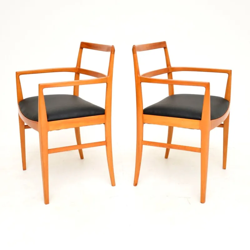 Hot Pamono Vintage Danish Carver Chairs attributed to Arne Vodder for Sibast, 1960s, Set of 2