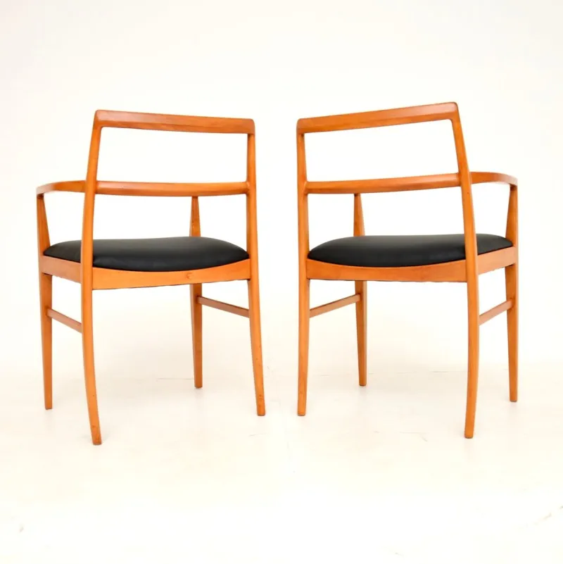 Hot Pamono Vintage Danish Carver Chairs attributed to Arne Vodder for Sibast, 1960s, Set of 2
