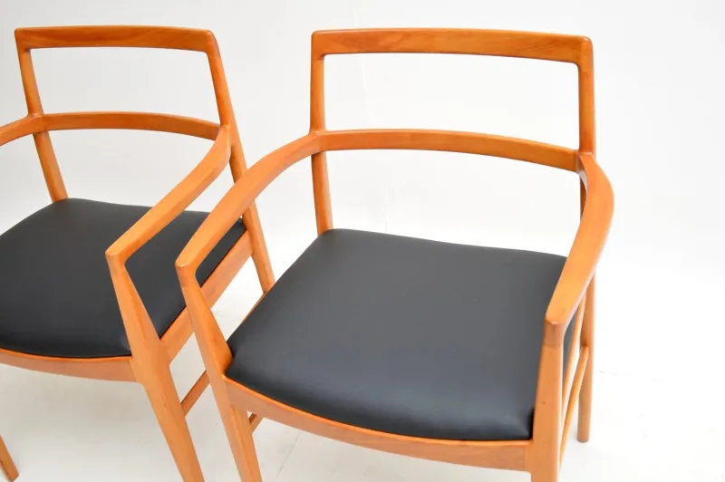 Hot Pamono Vintage Danish Carver Chairs attributed to Arne Vodder for Sibast, 1960s, Set of 2