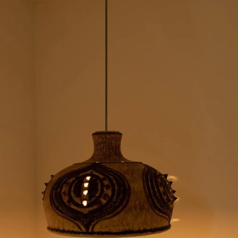 Sale Pamono Vintage Danish Ceramic Pendant with Spikes, 1960s