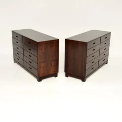 Pamono Vintage Danish Chests by Kai Winding, 1960s, Set of 2><noscript><img width=