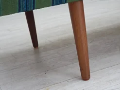 Pamono Vintage Danish Daybed in Furniture Wool and Teak, 1970s><noscript><img width=
