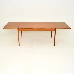 New Pamono Vintage Danish Extending Dining Table in Teak, 1960s