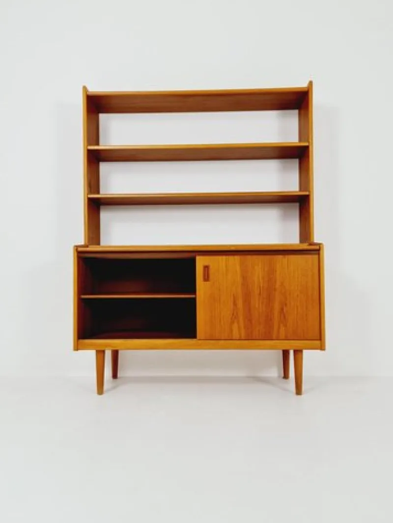 Pamono Vintage Danish Freestanding Book Case in Teak by Bengt Ruda, 1960s> Shelves & Wall Units