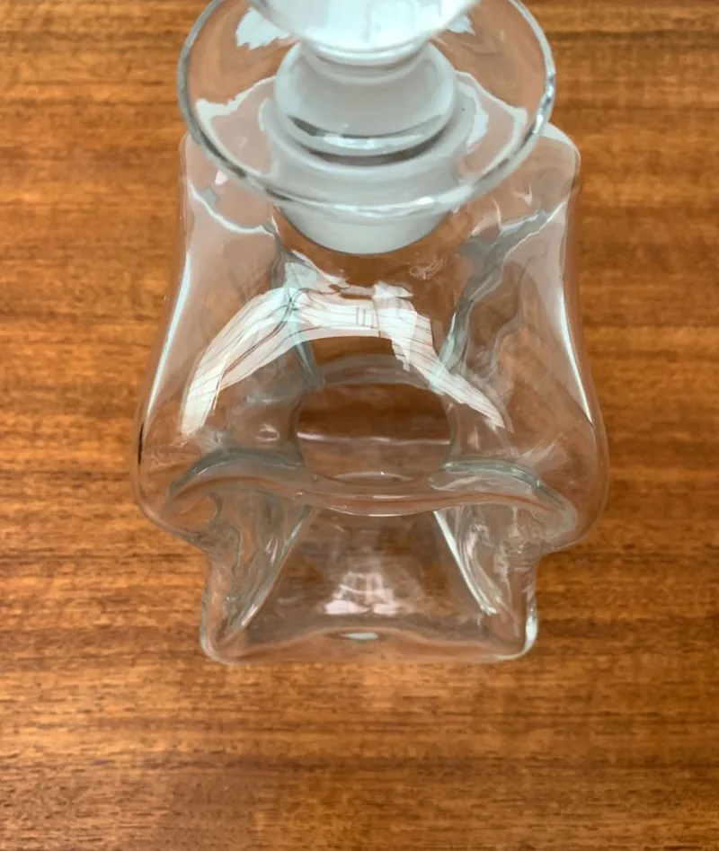 Pamono Vintage Danish Glass Kluk Kluk Bottle from Holmegaard> Bottles, Carafes & Jugs