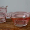 Discount Pamono Vintage Danish Glass Salad Bowl & Pitcher by Jacob E. Bang for Holmegaard, Set of 2