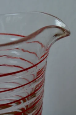 Discount Pamono Vintage Danish Glass Salad Bowl & Pitcher by Jacob E. Bang for Holmegaard, Set of 2