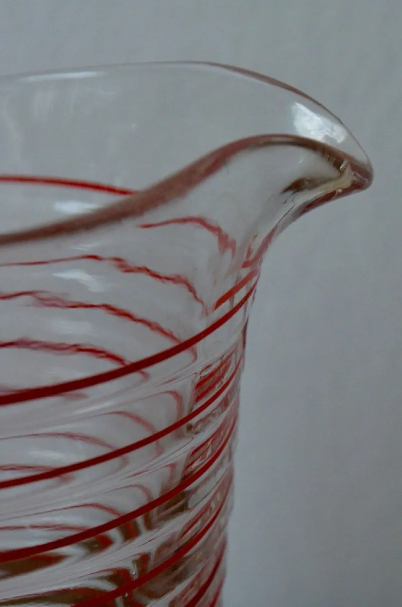 Discount Pamono Vintage Danish Glass Salad Bowl & Pitcher by Jacob E. Bang for Holmegaard, Set of 2
