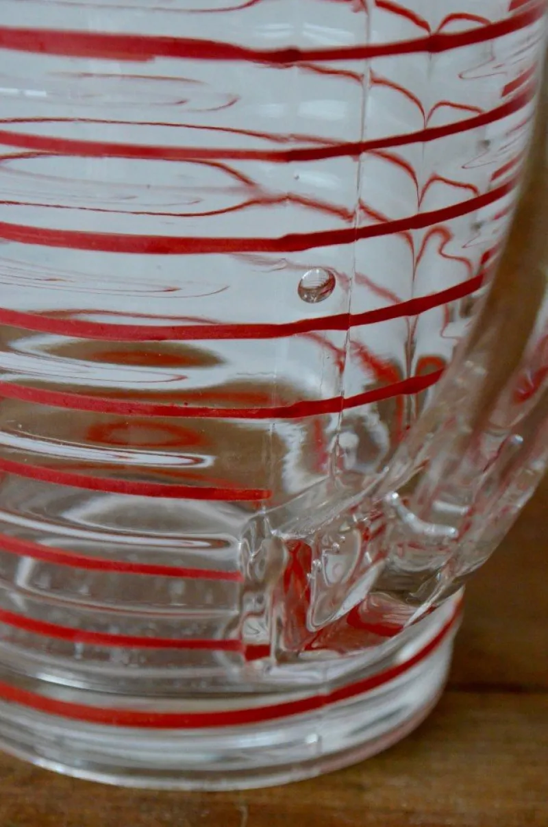 Discount Pamono Vintage Danish Glass Salad Bowl & Pitcher by Jacob E. Bang for Holmegaard, Set of 2