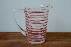 Discount Pamono Vintage Danish Glass Salad Bowl & Pitcher by Jacob E. Bang for Holmegaard, Set of 2