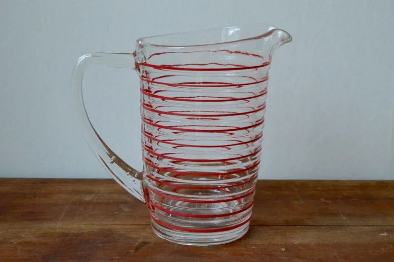 Discount Pamono Vintage Danish Glass Salad Bowl & Pitcher by Jacob E. Bang for Holmegaard, Set of 2